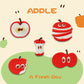 Cartoon Red Apple Embroidery Patch