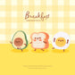 Sunshine Bread Embroidery Patch