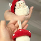 DIY Crochet Kit for Mushroom Pocket Kitty Charms - Knitting Doll Gifts (Free Keychain + Tools + Tutorial)