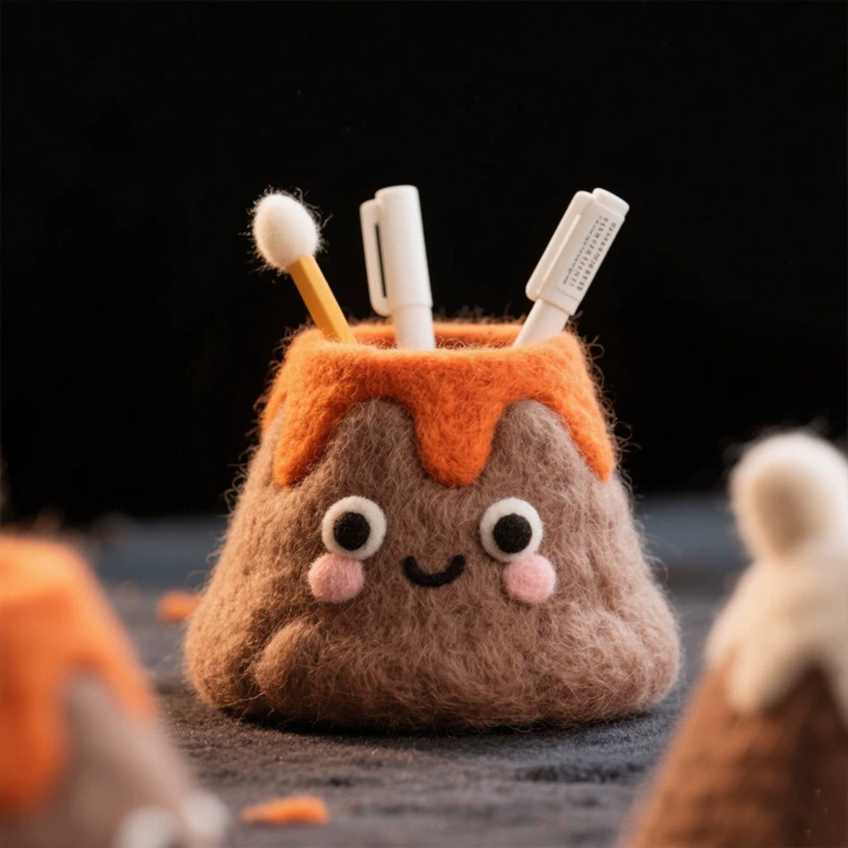 Volcano & Snow Mountain Felt Pen Holder Kit