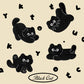 Cartoon Black Cat Embroidery Patch