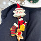 Christmas Ghost Gingerbread Man Ornament DIY Material Kit, Keychain, Crochet, Car Pendant