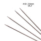 Stainless Steel Straight Knitting Needles (Knitting Tools)
