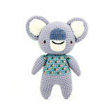 Handmade Crochet Koala Plush - Cute Amigurumi Australian Animal Nursery Decor