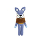 Handmade Crochet Wolf Plush - Cute Amigurumi Woodland Nursery Decor