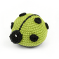 Cute Knitted Ladybug Toys for Nursery - Colorful Garden Theme Plush Set