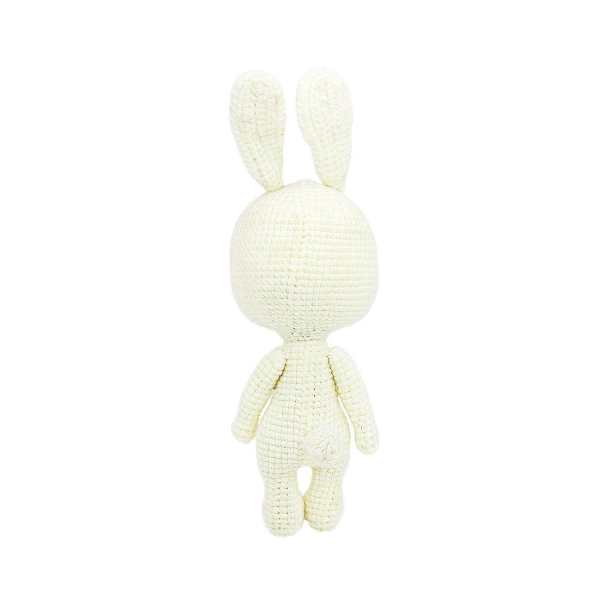 Innocent White Rabbit Stuffed Animal - Sweet Crocheted Comfort Plushie