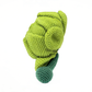 Handmade Crochet Artichoke Plush - Minimalist Amigurumi Vegetable Toy