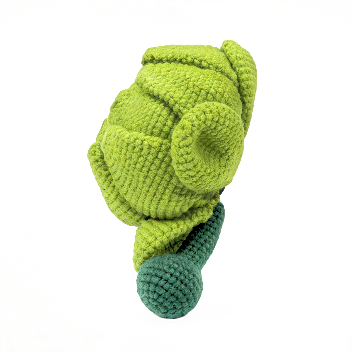 Handmade Crochet Artichoke Plush - Minimalist Amigurumi Vegetable Toy