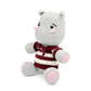 Funny Crochet Hippo Plush - Cute Sad Eyed Amigurumi Desk Buddy Gift