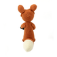 Funny Derpy Fox Crochet Plush - Stressed Out Long Leg Animal Desk Buddy