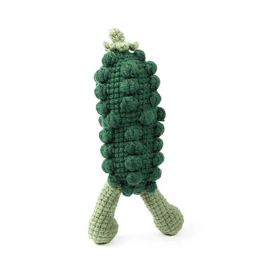 Funny Crochet Emotional Support Pickle - Quirky Amigurumi Desk Decor Gift