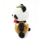 Handmade Crochet Panda Plush - Cute Amigurumi Panda in Overalls Toy