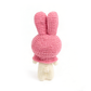 Handmade Crochet Bunny Plush - Cute Amigurumi Rabbit in Pink Hood Toy