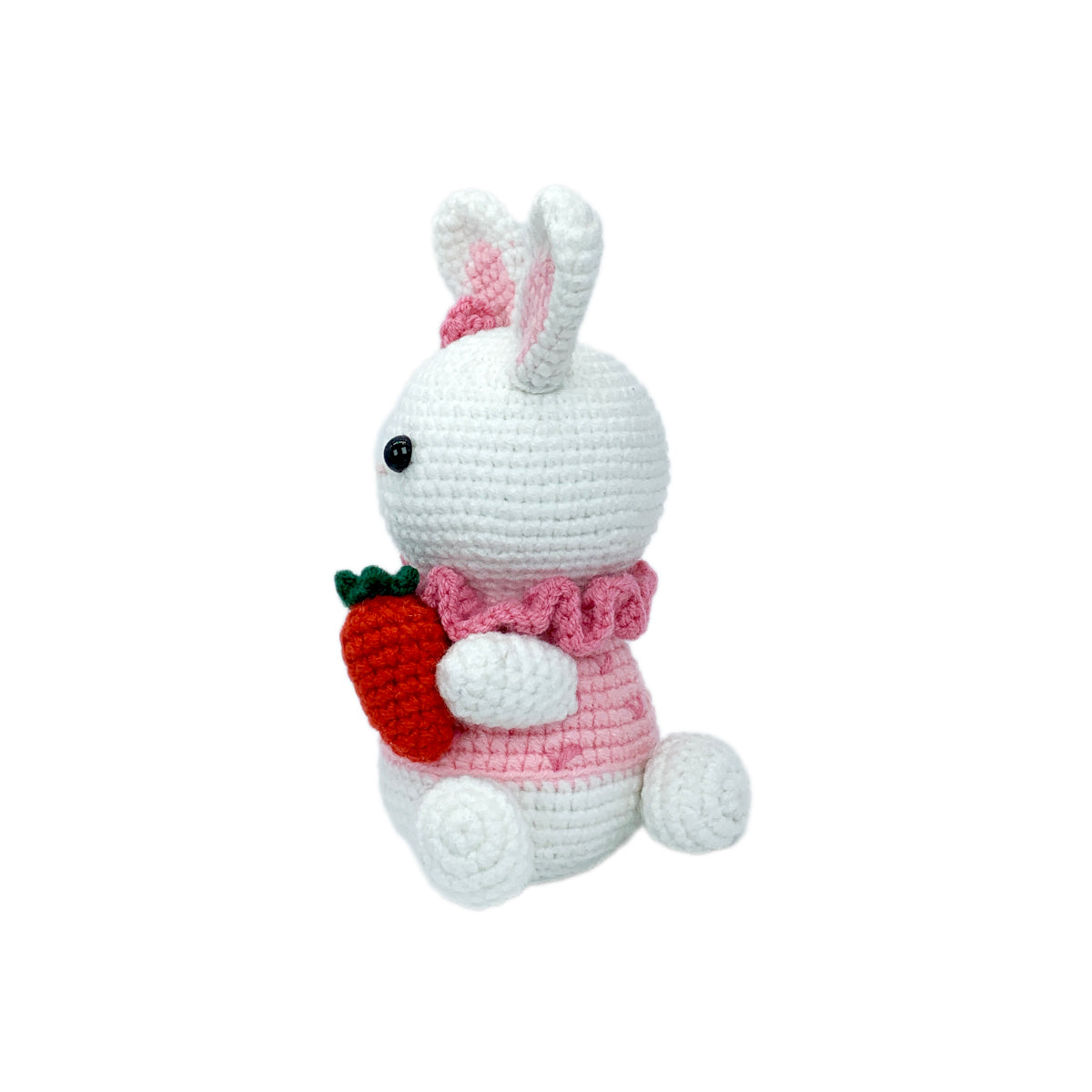 Handmade Crochet Bunny Plush - Cute Amigurumi Easter Rabbit Nursery Decor