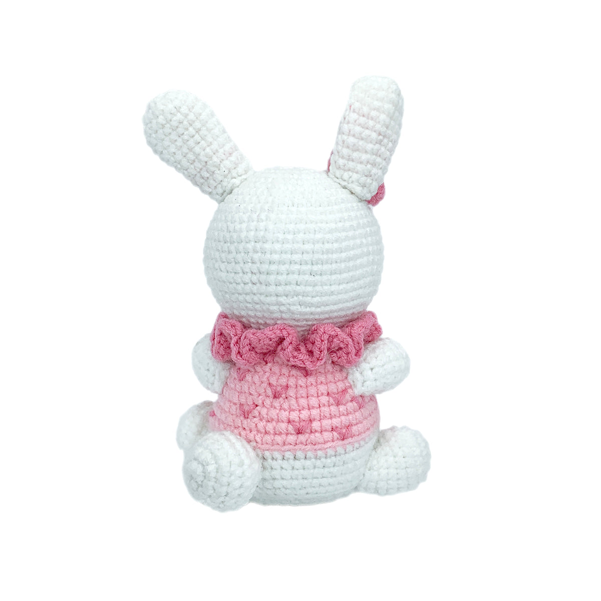 Handmade Crochet Bunny Plush - Cute Amigurumi Easter Rabbit Nursery Decor