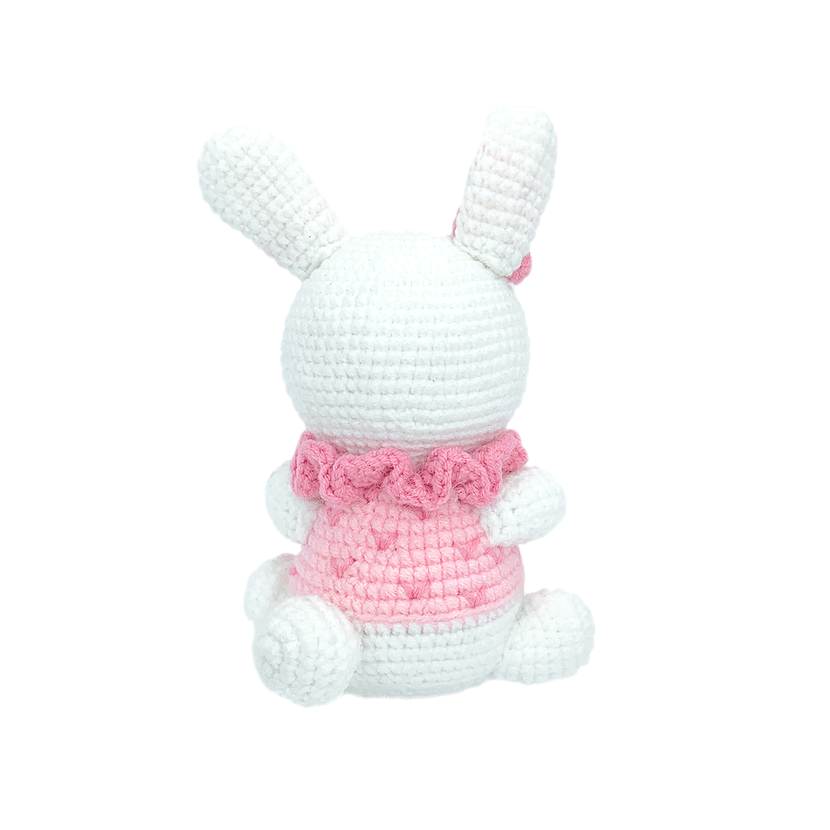 Handmade Crochet Bunny Plush - Cute Amigurumi Easter Rabbit Nursery Decor