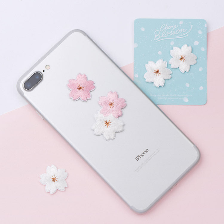 Exquisite Floral Embroidered Self-Adhesive Fabric Patch