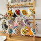 Mini bouquets, handmade crochet and knitted keychains, birthday gifts
