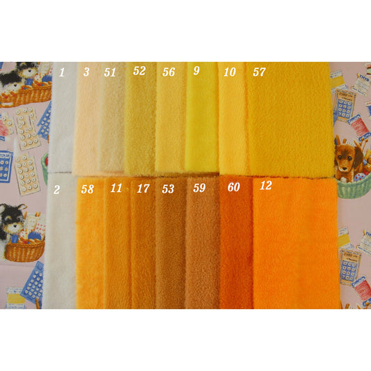 3mm Plush Fabric for Mini Doll Clothes