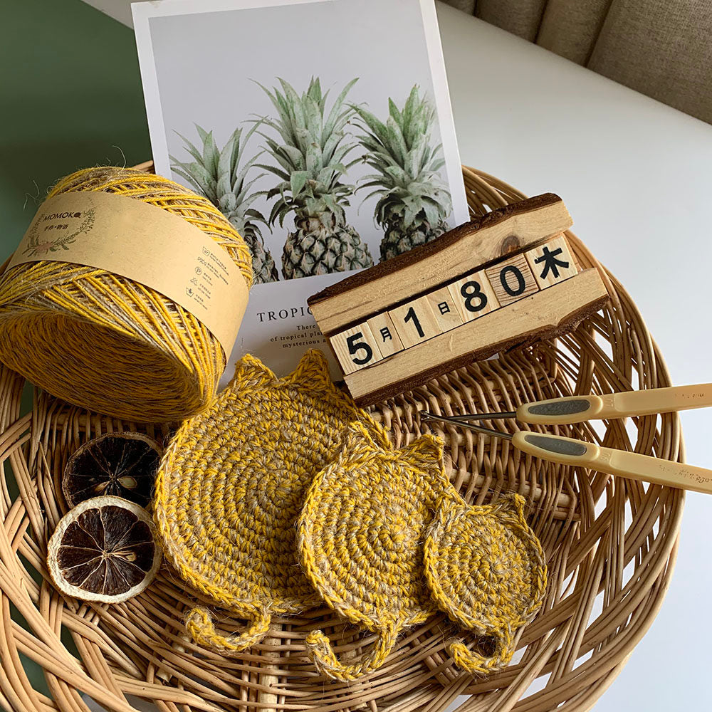 Blended Cotton-Linen Yarn for Crochet Bags