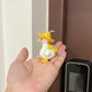 Handmade DIY "Back-to-School Duck" Keychain — Crochet Kit (Yarn & Materials) — Knitted Doll Gift