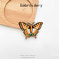 Butterfly Embroidered Iron-on Patch
