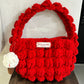 Fun Instagram-worthy snowball cloud bag material kit, handbag, underarm bag, crochet, knitting, yarn, DIY handmade gift