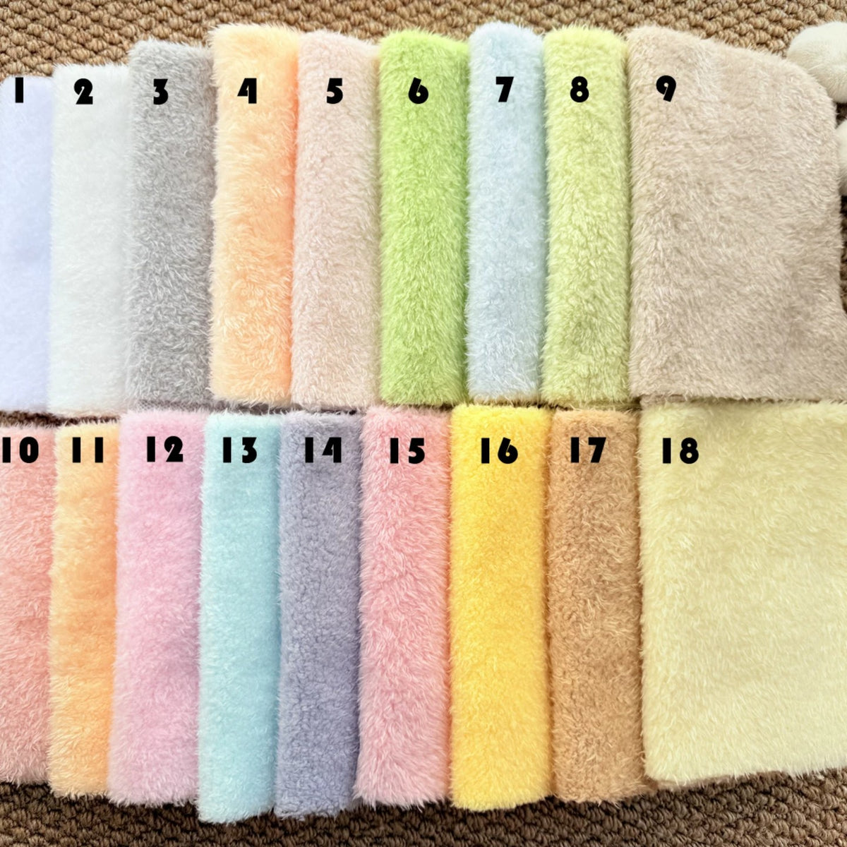 5mm Soft Plush Fabric for Mini Dolls