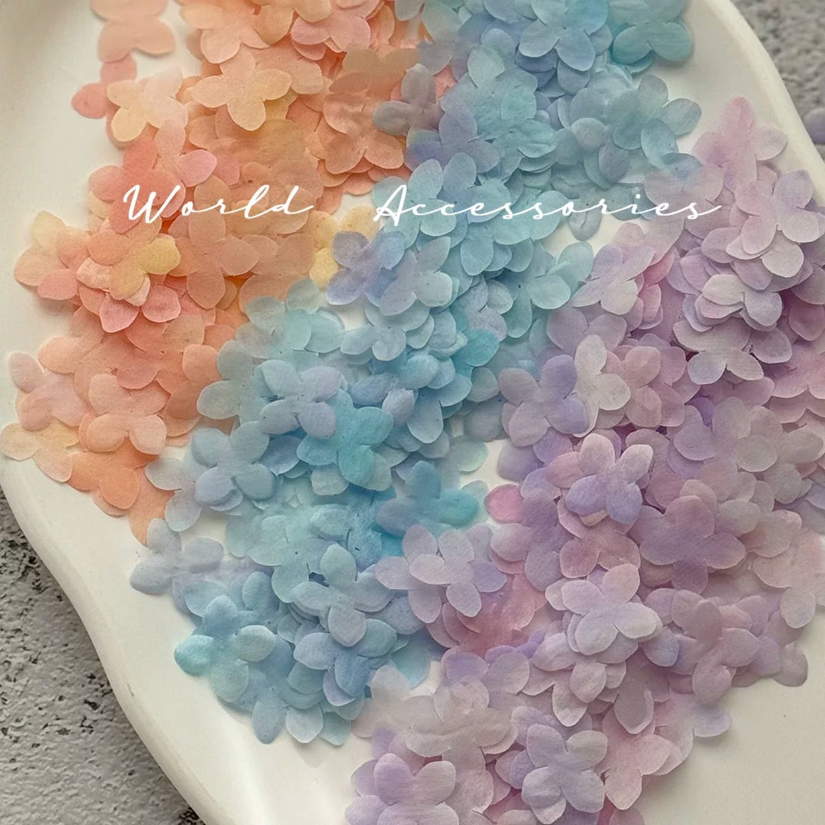 Gradient Dyed Silk Crepe Fabric