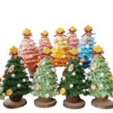 Christmas handmade diy knitting material package wool crochet Christmas tree gift for family, friends and children