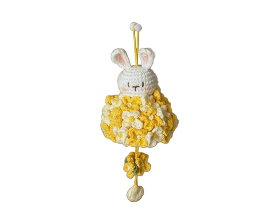 DIY Laurel Rabbit Wind Chime Pendant Crochet Kit