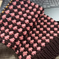Star-Patterned Scarf DIY Crochet Kit — Hand-Knitting Materials with Chunky Yarn