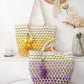 Large Gradient Tulip Handbag DIY Crochet Kit Gift
