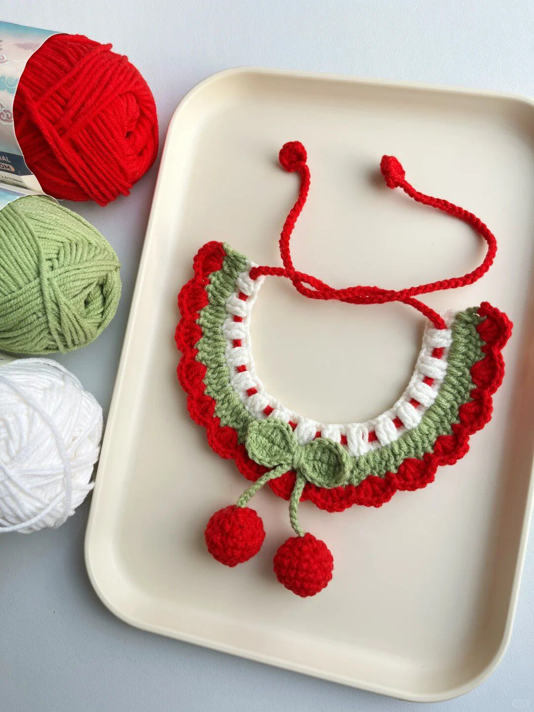 Pet collar knitting DIY crochet kit