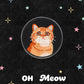 Cartoon Cat Badge Embroidery Patch