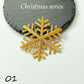 Christmas Snowflake Embroidered Patch