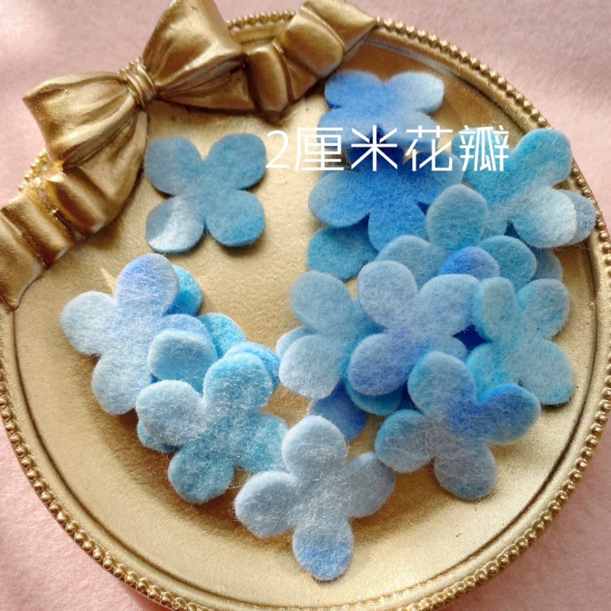 Colorful Hand-Dyed 100% Wool Felt Fabric for Handmade Flowers