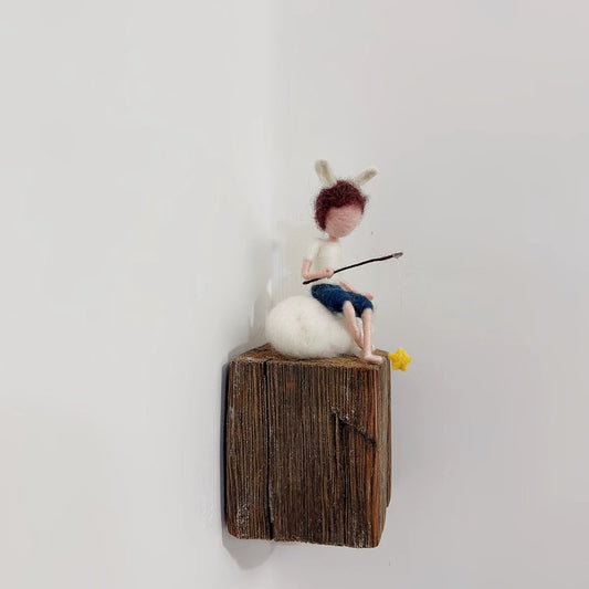Bunny Elf Needle Felting Kit