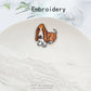 Cute Little Puppy Iron-on Patch — Animal Embroidery Appliqué