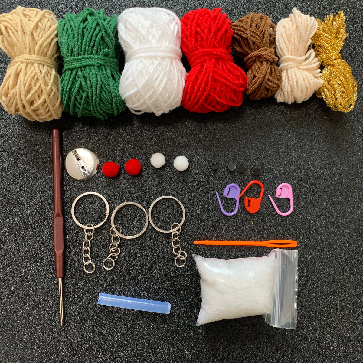 Christmas gift DIY knitting kit crochet pendant