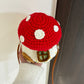 DIY handmade mushroom crossbody bag, crochet kit, knitted phone bag, a fun way to pass the time.