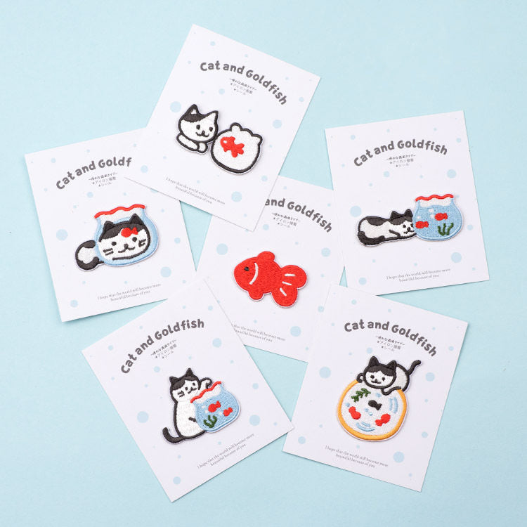 Cute Cat Embroidery Patch