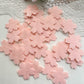 Light Pink Cherry Blossom Felt Pieces for DIY Crafts