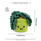 Crochet Succulent Plant Plush, Handmade Amigurumi Potted Plant Decor Gift