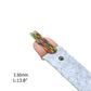 Handcrafted Multicolored Wooden Knitting Needles