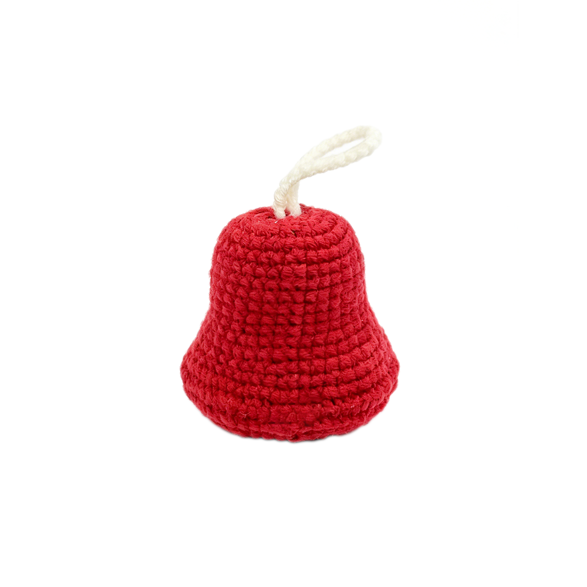 Cute Crochet Christmas Bell Ornament - Handmade Amigurumi Holiday Gift