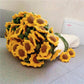 Handmade Floral Bouquet Crochet Blanket
