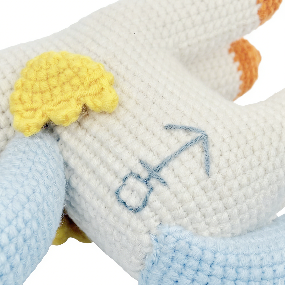 Handmade Crochet Unicorn Plush - Cute Amigurumi Magical Nursery Decor