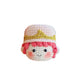Handmade gift,Crochet kit of G-Dragon/GD ram horn dumplings, cute keychain pendant.